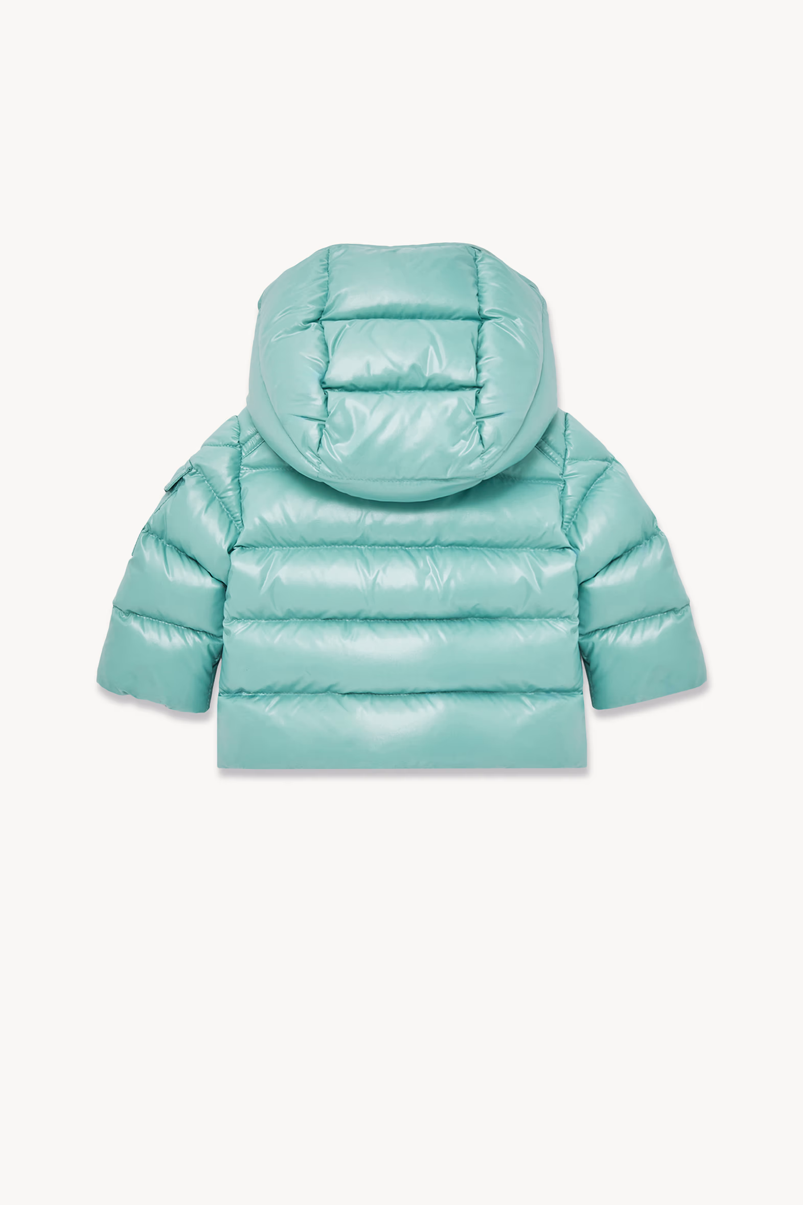 Moncler Maya Baby Hooded Down Jacket Boy Aqua Green Moncler 3